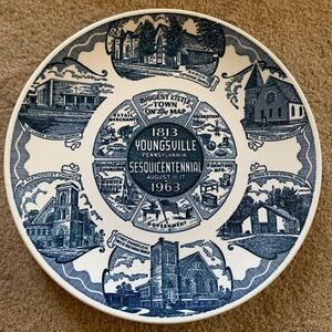 Youngsville Pennsylvania Sesquicentennial 1813-1963 Souvenir Plate